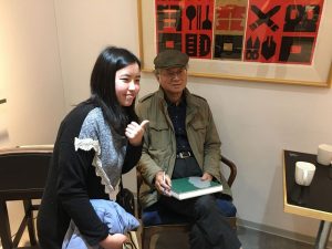 聽說故事-廖修平的版畫世界-合照與簽書